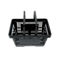22L Plastic Shopping Basket - Black
