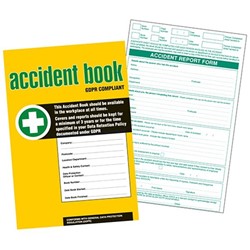 GDPR Compliant Accident Report Book