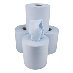 1ply Centrefeed Blue Roll