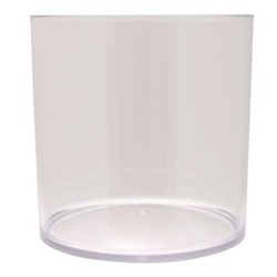 15x15cm Acrylic Biscotti Display Jar 