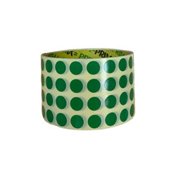 Green Adhesive Dots on a roll - 10mm