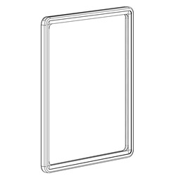 A4 Stack Card Frame - Black