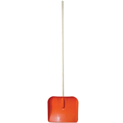 Heavy Duty Wide Mouth Snow Shovel with Wooden Handle
