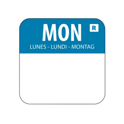 Monday Day Dot Labels