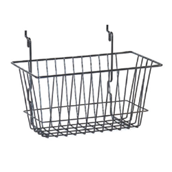 Slatwall Wire Basket - 300x150x150mm