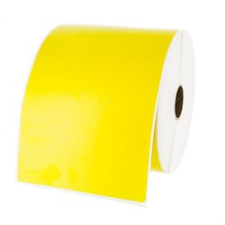 Sato Yellow Printer Labels - 45x34.9mm