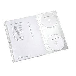 Poly Document Holder with CD Wallet