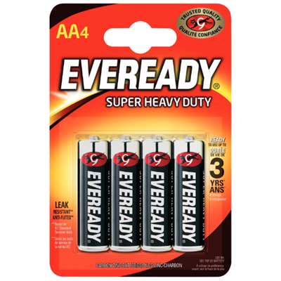 EVEREADY Super Heavy Duty AA Batteries