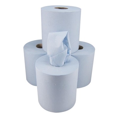 1 ply Centrefeed Blue Roll