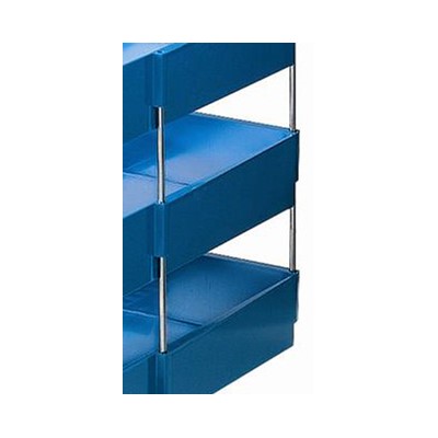 Letter tray metal riser set - risers only