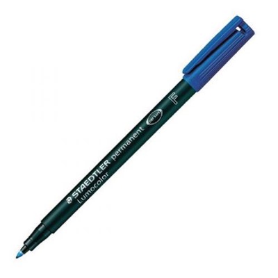 Staedtler Lumocolor Pen Permanent Fine - Blue