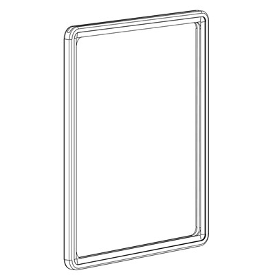 A4 Stack Card Frame - Red