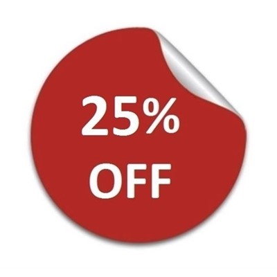 Reduced to Clear Stickers - 25%