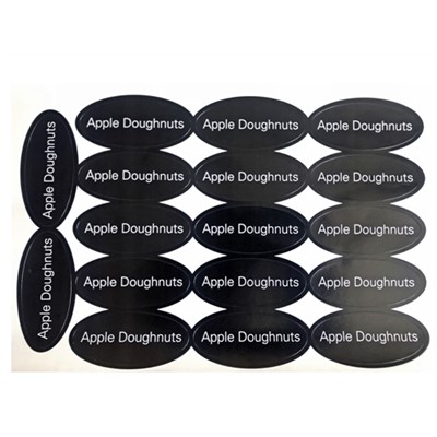 Apple Doughnut Label