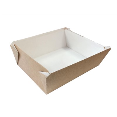 Fluted Board Hot Food Tray 
